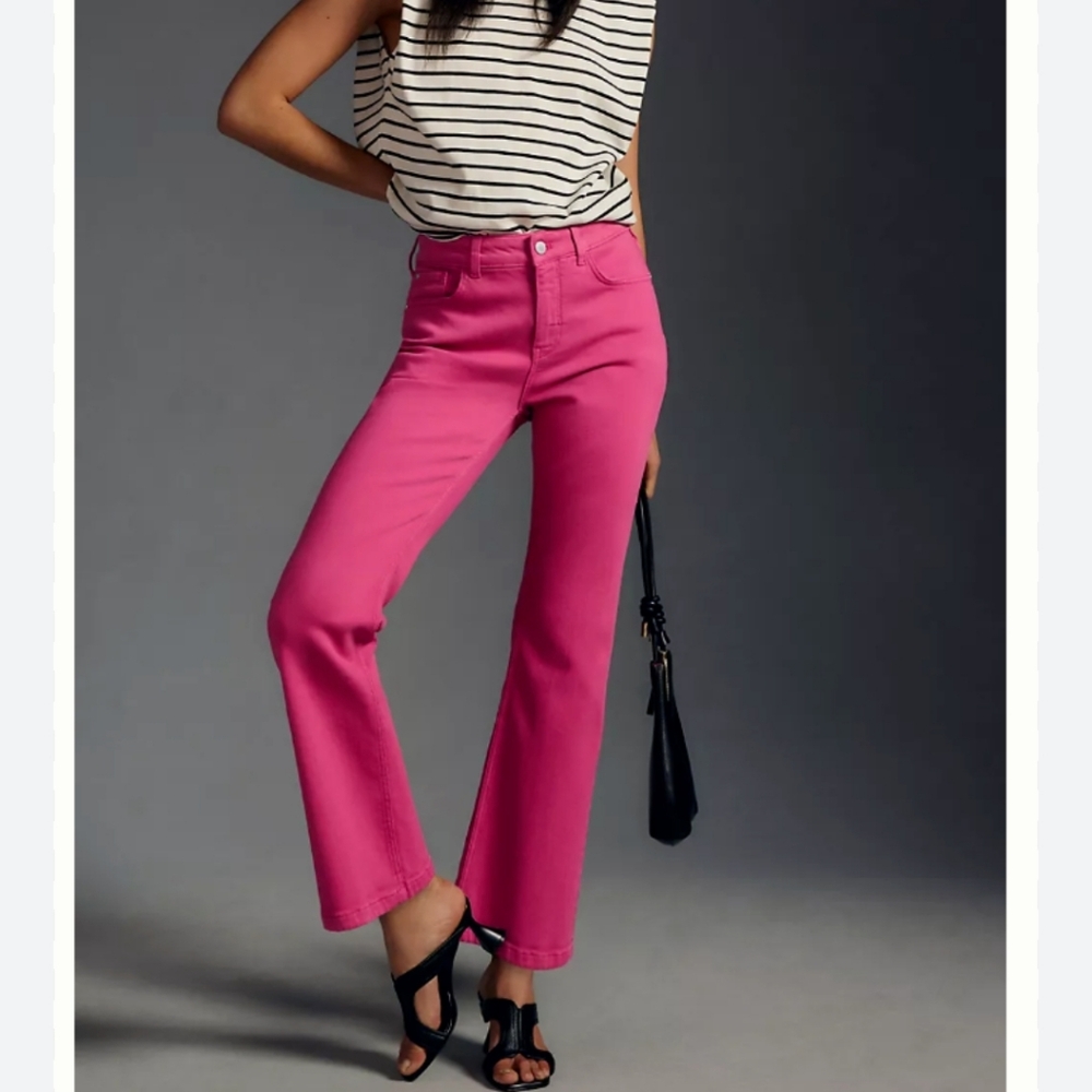 Anthropologie Fuchsia Ankle Jeans